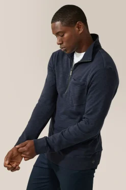 Discount Good Man Brand All In Zip Pullover | Responsible French Terry