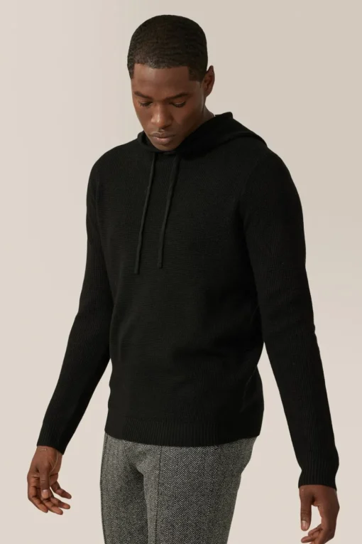 Store Good Man Brand Aspire Waffle-Stitch Hoodie | Merino Wool