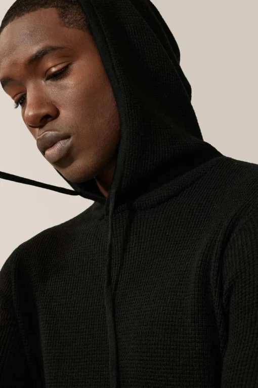Store Good Man Brand Aspire Waffle-Stitch Hoodie | Merino Wool