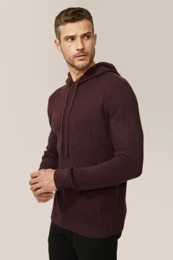 Store Good Man Brand Aspire Waffle-Stitch Hoodie | Merino Wool