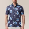 Shop Good Man Brand Big On-Point Shirt: Non-Stretch | Organic Cotton Navy Painted Peony