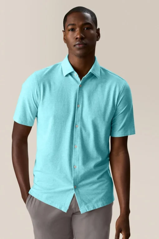 Shop Good Man Brand Big On-Point Shirt: Stretch | Heathered Flex Pro Lite