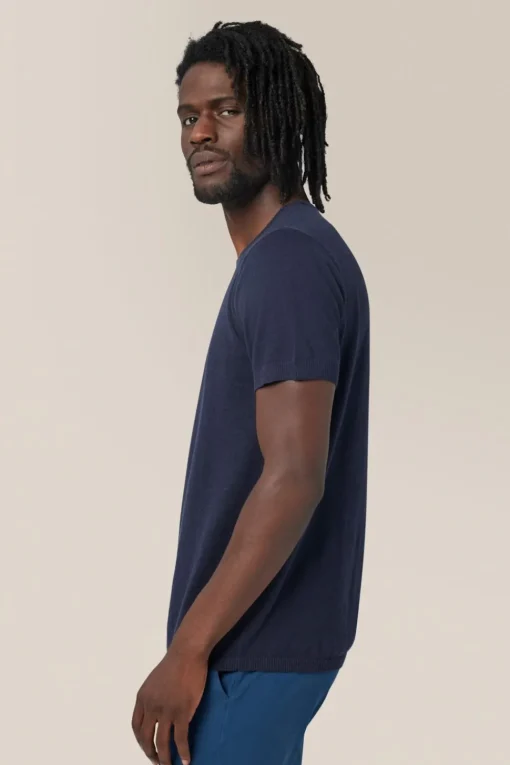 Clearance Good Man Brand Crew Neck Tee Sweater | Cotton & Linen
