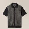 Fashion Good Man Brand Essex Geo Knit Polo | Cotton