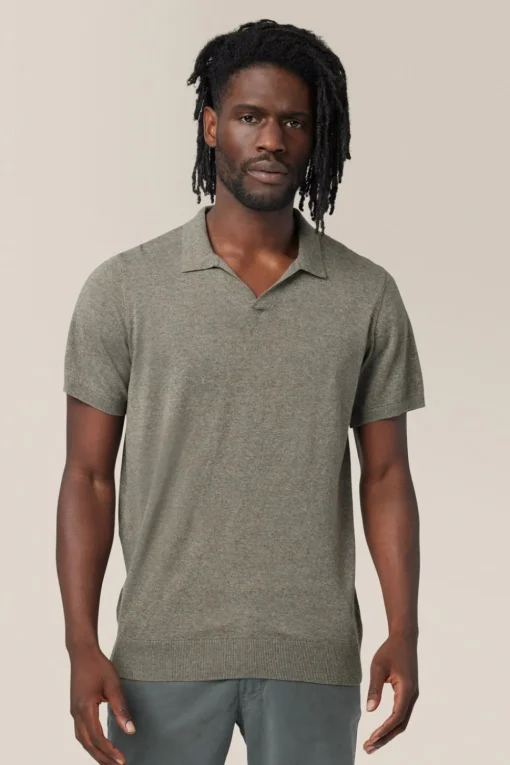 Outlet Good Man Brand Johnny Collar Sweater | Cotton & Linen