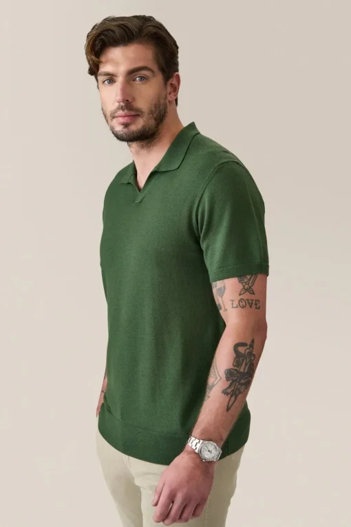 Clearance Good Man Brand Knit Polo Sweater | Merino Wool