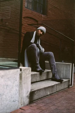 Discount Good Man Brand Ottoman Rib Scarf | Wool & Cashmere