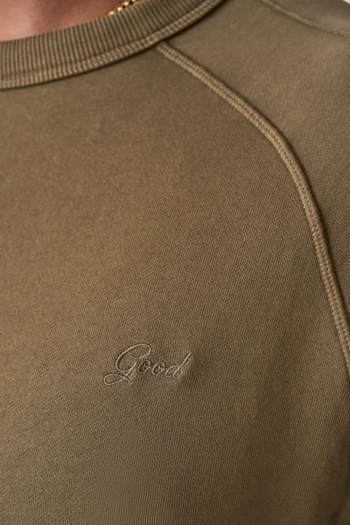 Sale Good Man Brand Purpose Crew Sweatshirt | French Terry