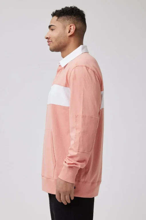 Discount Good Man Brand Rugby Striped Shirt | Textured Cotton Jersey