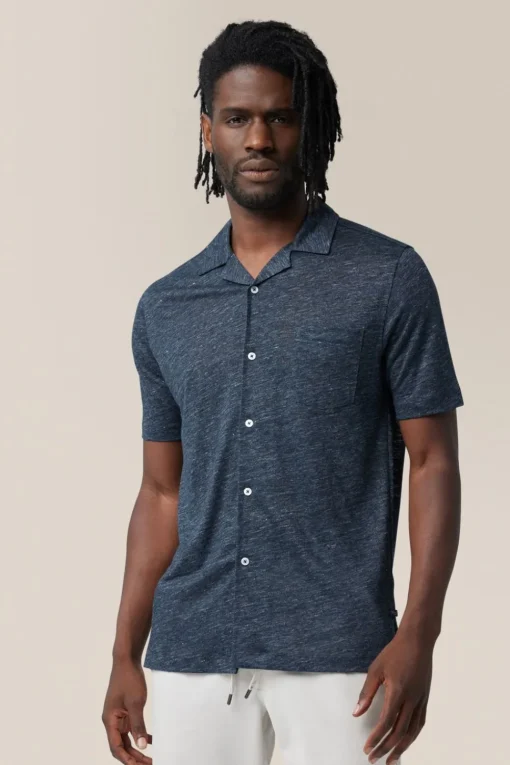 Flash Sale Good Man Brand Short Sleeve Camp Shirt | Linen