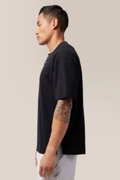 Flash Sale Good Man Brand Short Sleeve Henley | Soft Slub Jersey