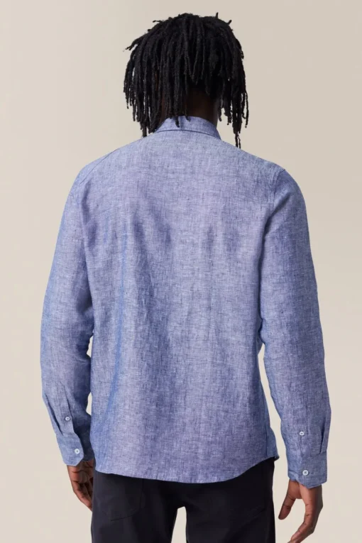 Flash Sale Good Man Brand Sleek Shirt | Linen Chambray