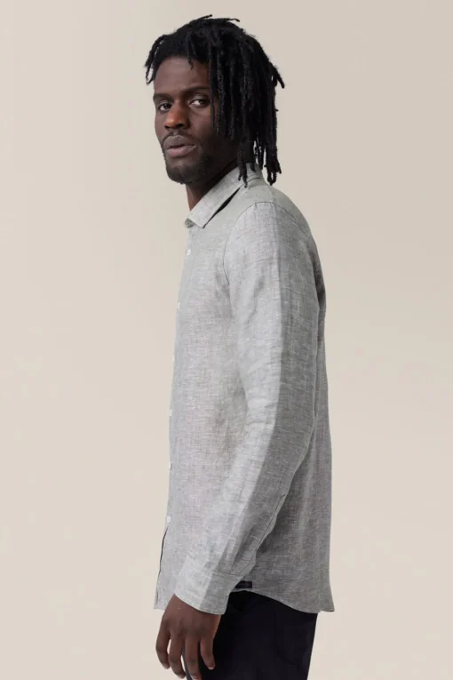 Flash Sale Good Man Brand Sleek Shirt | Linen Chambray