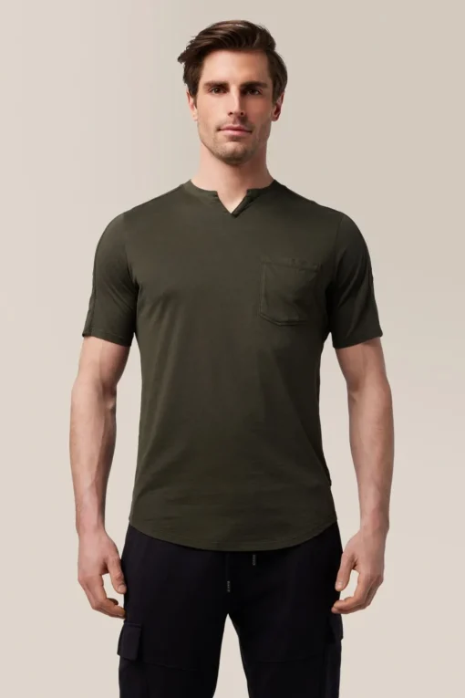Fashion Good Man Brand Slim Fit Victory V-Notch | In Premium Cotton Jersey