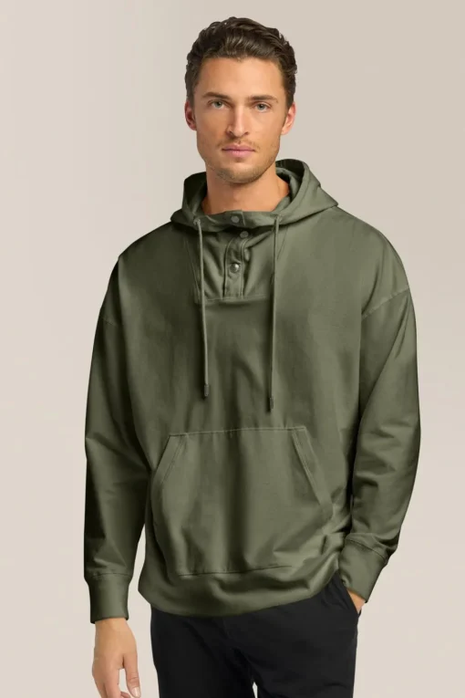Best Good Man Brand Snap Hoodie | Flex Pro Jersey