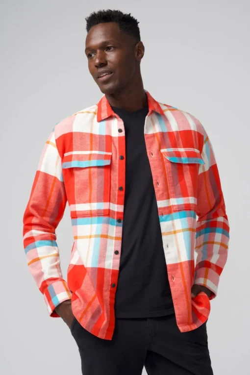 Cheap Good Man Brand Stadium Shirt Jacket | Brushed Flannel