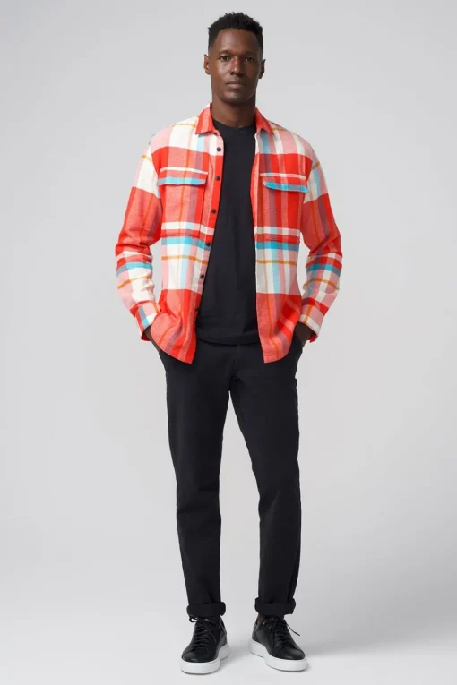 Cheap Good Man Brand Stadium Shirt Jacket | Brushed Flannel