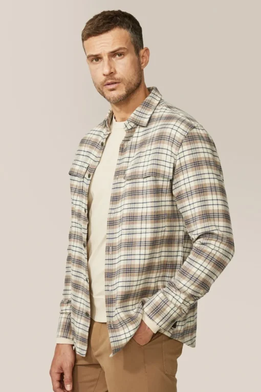 Clearance Good Man Brand Stadium Shirt Jacket | Responsible Cotton Flannel