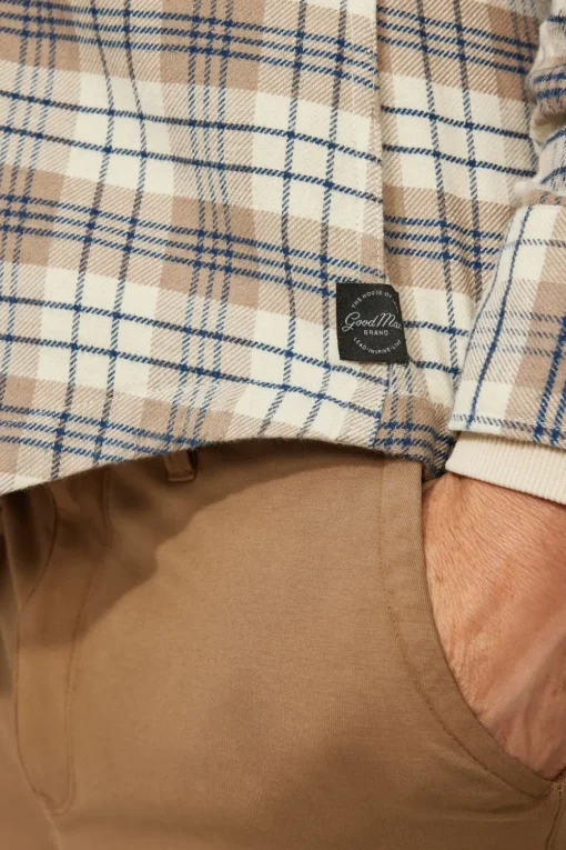 Clearance Good Man Brand Stadium Shirt Jacket | Responsible Cotton Flannel