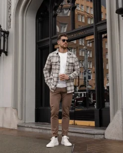 Clearance Good Man Brand Stadium Shirt Jacket | Responsible Cotton Flannel
