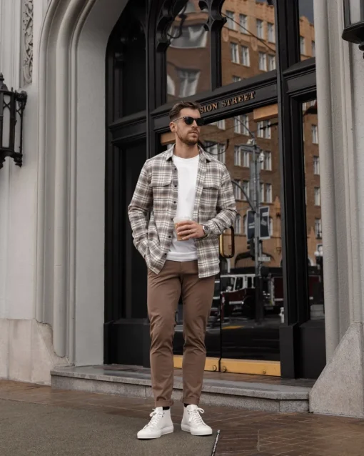 Clearance Good Man Brand Stadium Shirt Jacket | Responsible Cotton Flannel