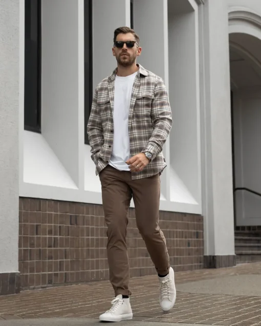 Clearance Good Man Brand Stadium Shirt Jacket | Responsible Cotton Flannel