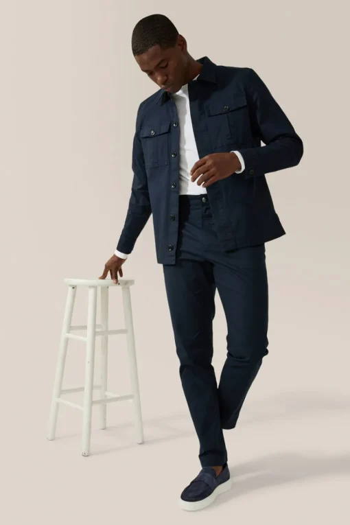 Cheap Good Man Brand Stanton Tapered-Leg Pant | Responsible Cotton Twill Sky Captain
