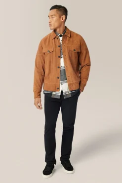 Sale Good Man Brand Suede Jean Jacket | Lamb Suede