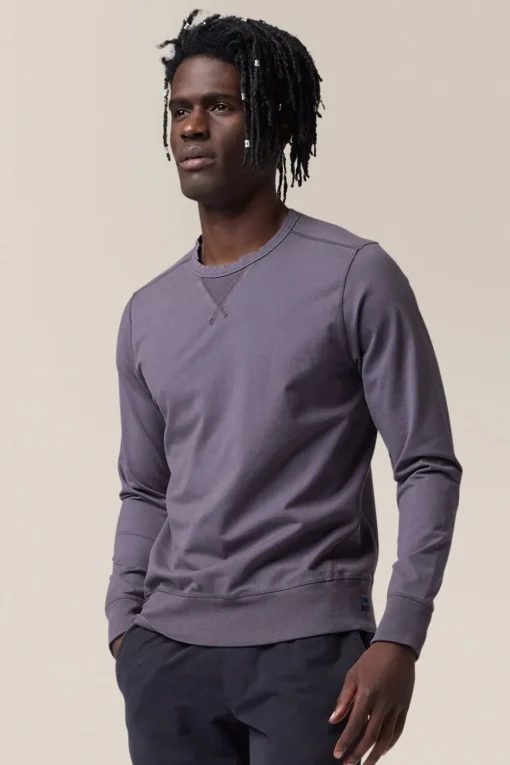 Discount Good Man Brand Victory Crew Sweatshirt | Responsible Stretch Cotton