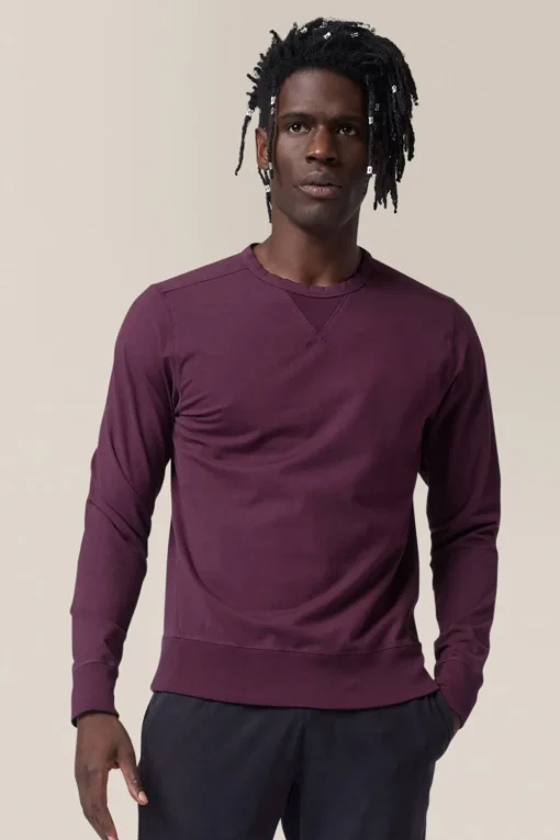 Discount Good Man Brand Victory Crew Sweatshirt | Responsible Stretch Cotton