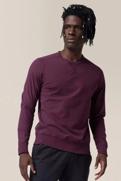 Discount Good Man Brand Victory Crew Sweatshirt | Responsible Stretch Cotton