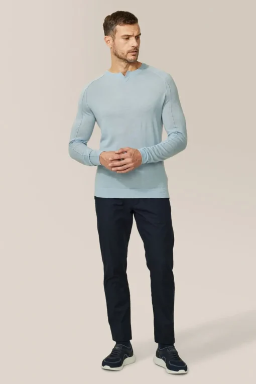 Cheap Good Man Brand V-Notch Crew Sweater | Merino Wool