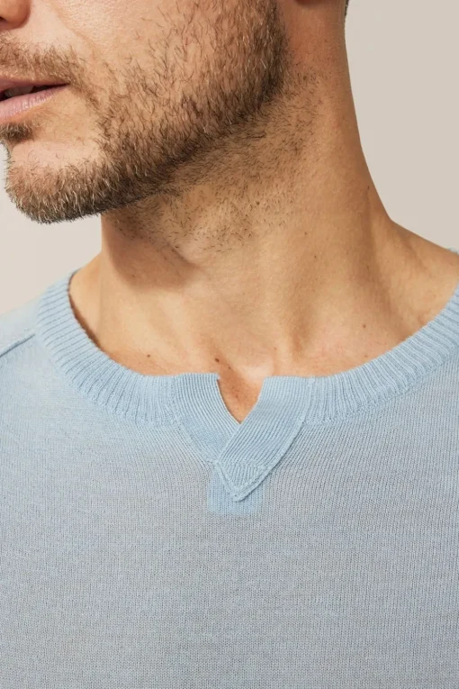 Cheap Good Man Brand V-Notch Crew Sweater | Merino Wool