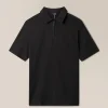 Best Sale Good Man Brand Zip Polo | Natural Marl